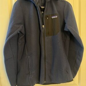 NWOT Patagonia Navy Blue Hooded Jacket, Size M